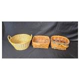 Collection of Woven Baskets Assorted Styles and Sizes Collection of Woven Baskets Assorted Styles and Sizes