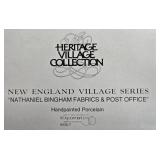Dept 56 Heritage Village Collection New England Village Porcelain Set of 3 Buildings and Accessories Dept 56 Heritage Village Collection New England Village Porcelain Set of 3 Buildings and Accessories