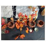 Autumn Decor Collection with Candle Holders, Artificial Leaf Garland, Heating Pads, and Accessories Autumn Decor Collection with Candle Holders, Artificial Leaf Garland, Heating Pads, and Accessories