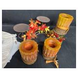 Autumn Decor Collection with Candle Holders, Artificial Leaf Garland, Heating Pads, and Accessories Autumn Decor Collection with Candle Holders, Artificial Leaf Garland, Heating Pads, and Accessories