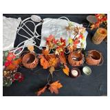 Autumn Decor Collection with Candle Holders, Artificial Leaf Garland, Heating Pads, and Accessories Autumn Decor Collection with Candle Holders, Artificial Leaf Garland, Heating Pads, and Accessories