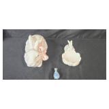 Vintage Easter Bunny Decor Collection Ceramic and Resin Figures with Boxed Eggs Vintage Easter Bunny Decor Collection Ceramic and Resin Figures with Boxed Eggs