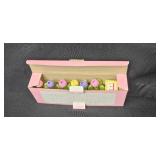 Vintage Easter Bunny Decor Collection Ceramic and Resin Figures with Boxed Eggs Vintage Easter Bunny Decor Collection Ceramic and Resin Figures with Boxed Eggs