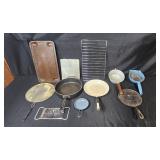 Collection of Assorted Vintage and Modern Kitchen Cookware and Utensils Collection of Assorted Vintage and Modern Kitchen Cookware and Utensils