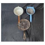 Collection of Assorted Vintage and Modern Kitchen Cookware and Utensils Collection of Assorted Vintage and Modern Kitchen Cookware and Utensils