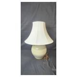 Ceramic Table Lamp with White Fabric Shade Ceramic Table Lamp with White Fabric Shade