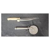 Vintage Kitchen Utensils Collection with Knives, Rolling Pin, and Fondue Forks Vintage Kitchen Utensils Collection with Knives, Rolling Pin, and Fondue Forks