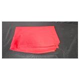Set of Red and Patterned Fabric Remnants Set of Red and Patterned Fabric Remnants