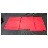 Set of Red and Patterned Fabric Remnants Set of Red and Patterned Fabric Remnants