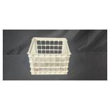 Assorted Buttons with Wicker Basket, and Plastic Bin Assorted Buttons with Wicker Basket, and Plastic Bin