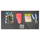 Collection of Craft Punches and Scrapbooking Tools with Storage Bin Collection of Craft Punches and Scrapbooking Tools with Storage Bin