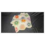 Set of Vintage Patchwork Quilts with Colorful Patterns Set of Vintage Patchwork Quilts with Colorful Patterns