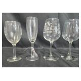 Assorted Set of Branded and Plain Wine and Brandy Glasses Assorted Set of Branded and Plain Wine and Brandy Glasses