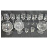 Assorted Set of Branded and Plain Wine and Brandy Glasses Assorted Set of Branded and Plain Wine and Brandy Glasses