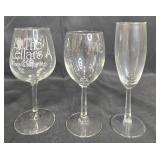 Assorted Set of Branded and Plain Wine and Brandy Glasses Assorted Set of Branded and Plain Wine and Brandy Glasses