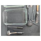 Glass Baking Dishes and Kitchen Utensil Set Glass Baking Dishes and Kitchen Utensil Set