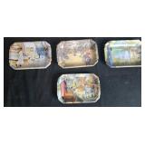 VTG Assorted Decorative Trays and Glassware Collection VTG Assorted Decorative Trays and Glassware Collection