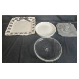 VTG Assorted Serving Dishes and Cake Stand Set VTG Assorted Serving Dishes and Cake Stand Set