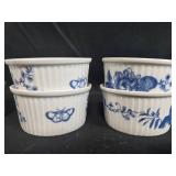 VTG Assorted Ramekins and Glass Cookie Jar Collection VTG Assorted Ramekins and Glass Cookie Jar Collection