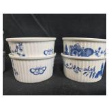 VTG Assorted Ramekins and Glass Cookie Jar Collection VTG Assorted Ramekins and Glass Cookie Jar Collection