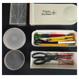 Kitchen Gadget Assortment Including Vidalia Chop Wizard, Grater, Utensils, and Office Supplies Kitchen Gadget Assortment Including Vidalia Chop Wizard, Grater, Utensils, and Office Supplies