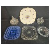 Assorted Vintage Crystal and Porcelain Serving Dish Collection Assorted Vintage Crystal and Porcelain Serving Dish Collection