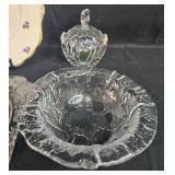 Assorted Vintage Crystal and Porcelain Serving Dish Collection Assorted Vintage Crystal and Porcelain Serving Dish Collection