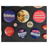 Collection of Vintage Political Campaign Buttons and Playing Cards Collection of Vintage Political Campaign Buttons and Playing Cards