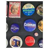 Collection of Vintage Political Campaign Buttons and Playing Cards Collection of Vintage Political Campaign Buttons and Playing Cards