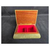 Lot of VTG Decorative Household Items Including Gold Rimmed Tray, Jeweled Box, and Porcelain Pieces Lot of VTG Decorative Household Items Including Gold Rimmed Tray, Jeweled Box, and Porcelain Pieces