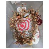 Fall and Halloween Decor Collection with Faux Fruit, Figurines, and Signs Fall and Halloween Decor Collection with Faux Fruit, Figurines, and Signs