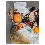 Fall and Halloween Decor Collection with Faux Fruit, Figurines, and Signs Fall and Halloween Decor Collection with Faux Fruit, Figurines, and Signs