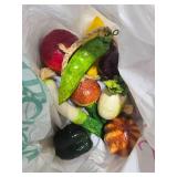 Fall and Halloween Decor Collection with Faux Fruit, Figurines, and Signs Fall and Halloween Decor Collection with Faux Fruit, Figurines, and Signs