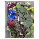 Large Collection of Artificial Floral Arrangements and Decorative Stems Large Collection of Artificial Floral Arrangements and Decorative Stems