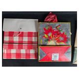 Lot of Assorted Holiday and Gift Bags with Festive Designs