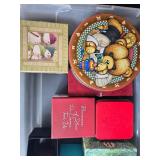 Collection of Decorative Tin and Cardboard Gift Boxes