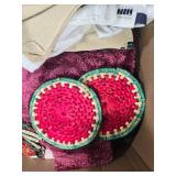 Assorted Lot of Kitchen and Table Linens, Placemats, and Pot Holders