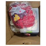 Mixed Lot of Sewing Supplies and Craft Tools with Storage Bins