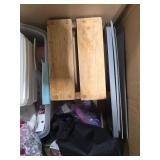 Mixed Lot of Sewing Supplies and Craft Tools with Storage Bins