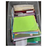 Large Collection of Colored Craft Cardstock and Paper Sheets