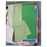 Large Collection of Colored Craft Cardstock and Paper Sheets