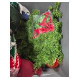 Large Collection of Christmas Holiday Decorations and Stockings