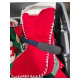 Large Collection of Christmas Holiday Decorations and Stockings