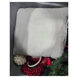 Large Collection of Christmas Holiday Decorations and Stockings