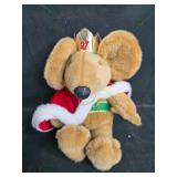 1994 Santabear 10th Year Second Edition and 1997 Santamouse Plush Set with Box