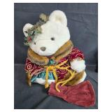 1994 Santabear 10th Year Second Edition and 1997 Santamouse Plush Set with Box