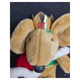 1994 Santabear 10th Year Second Edition and 1997 Santamouse Plush Set with Box