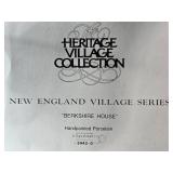 Dept 56 Heritage Village Collection New England Series Porcelain Houses with Lights