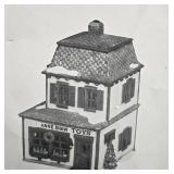 Dept 56 Heritage Village Collection New England Series Porcelain Houses with Lights