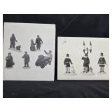 Heritage Village Collection Department 56 Porcelain Figurines and Accessories Lot